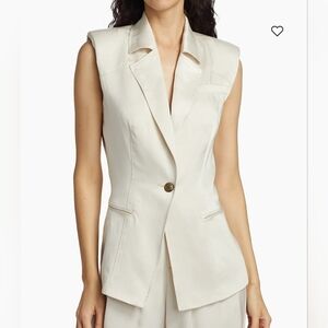 Ramy Brook Angie Satin Vest Top Size XS NWT $425 Office Business